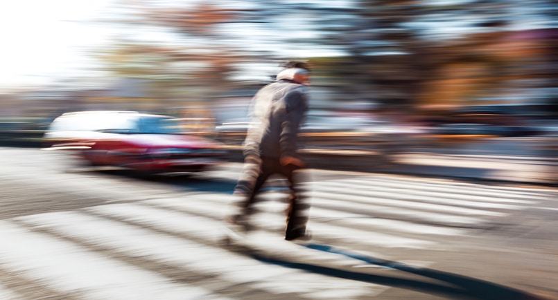 man dies in crosswalk