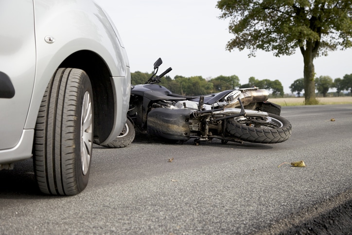 Man injured on motorcycle